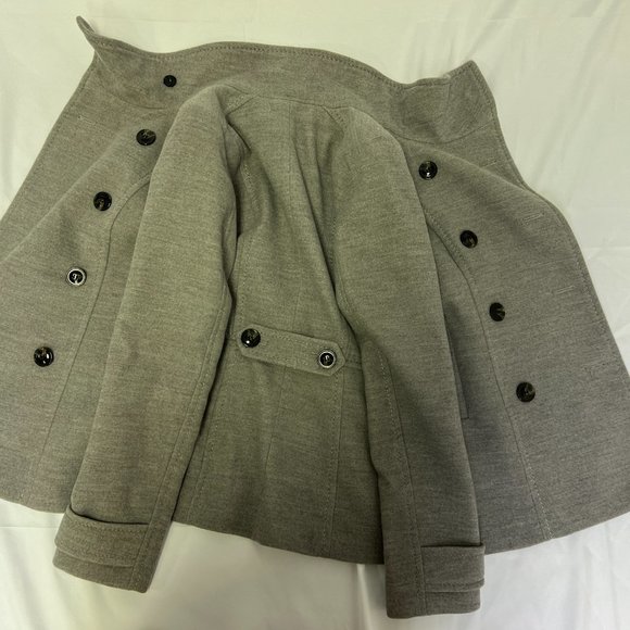 H&M Pea Coat Gray Size 4 - Picture 6 of 6